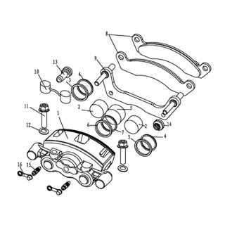 POS.04 - SQUARE JOINT 29X25X2 - LINHAI 550 4X4 EFI - HYTRACK 550 4X4 EFI