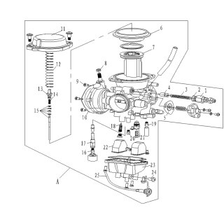 Pos.04 - Kolben-Choke - CFMOTO CF500-A - 2013