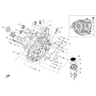 Pos.04 - Passstift D8x14 - CFMOTO CForce 450 XL EPS