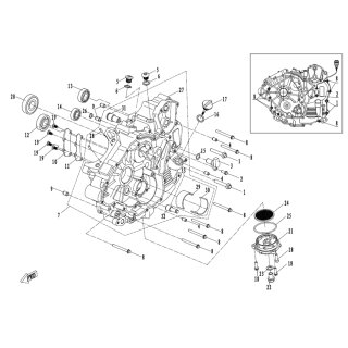 Pos.12 - Lager 6303 C3 - CFMOTO CForce 550 DLX LOF